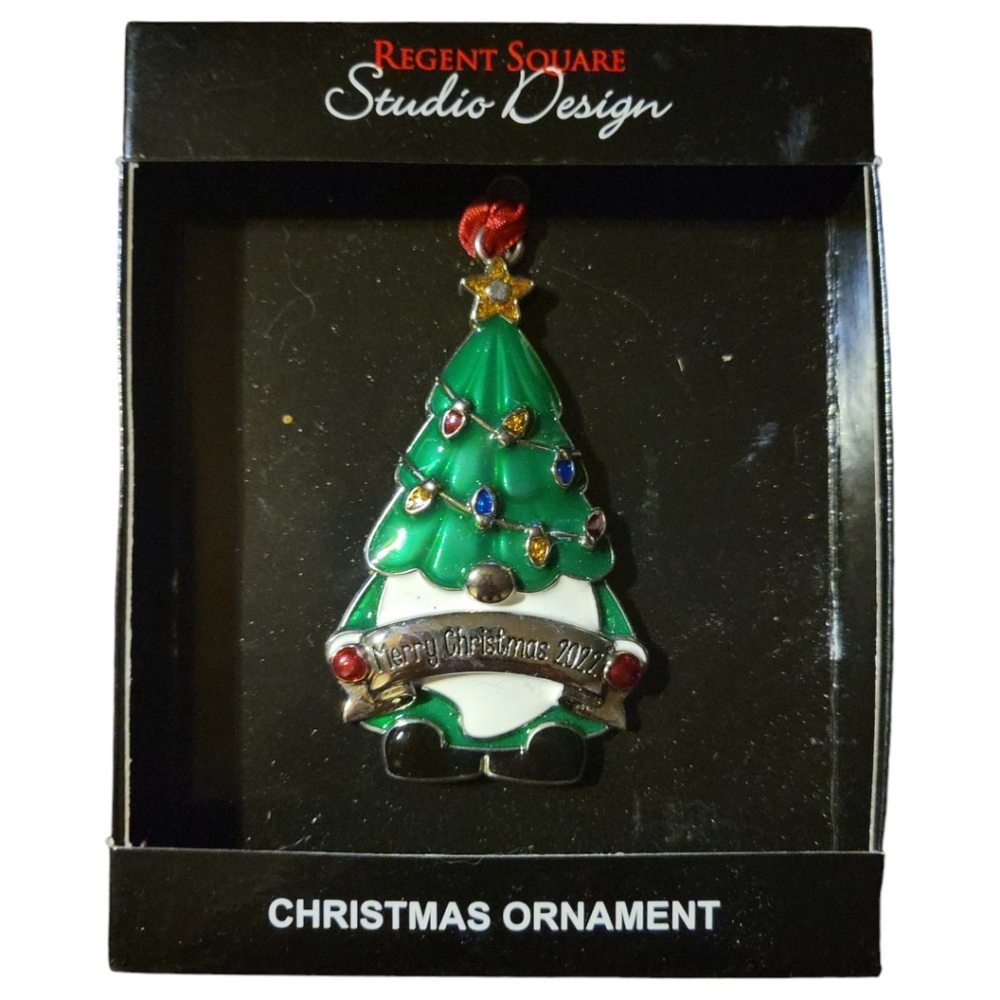 Regent Square Harvey Lewis Christmas Ornament  Gnome Merry Christmas Star 2022